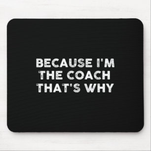 Leuke Coach Sport Football Basketbal Voetbal Hocke Muismat