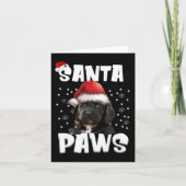 Leuke Cockapoo Christmas Lights Tree Hondenliefheb Kaart (Voorkant)