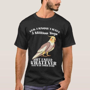 Leuke Cockatiels Grappige Vogel Citaten voor Papeg T-shirt