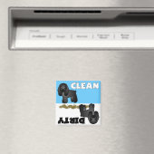 Leuke Cocker Spaniel Schoon Vuil Vaatwasser Magnee Magneet (Insitu (Vaatwasser))