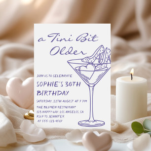 Leuke Cocktail Een Tini Bit Ouder 30e Verjaardag Kaart