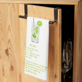 Leuke Cocktailbar Decoratie - Mojito Recept Theedoek