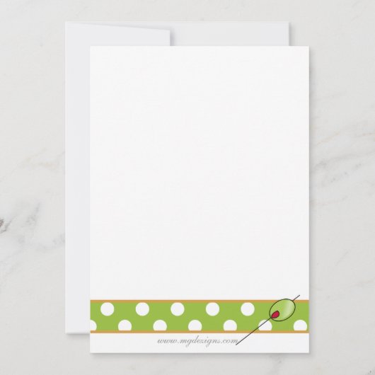 Leuke Cocktailparty Uitnodiging (Achterkant)