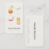 Leuke Cocktails Bartender Mixoloog Visitekaartje (Voorkant / Achterkant)