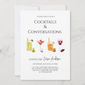 Leuke cocktails en conversatie kaart (Voorkant)