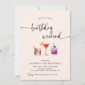 Leuke cocktails verjaardag weekend programma (Voorkant)