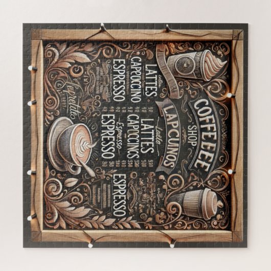 Leuke coffeeshopliefhebbers legpuzzel (Horizontaal)