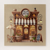 Leuke coffeeshopliefhebbers legpuzzel (Verticaal)