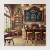 Leuke coffeeshopliefhebbers legpuzzel (Verticaal)