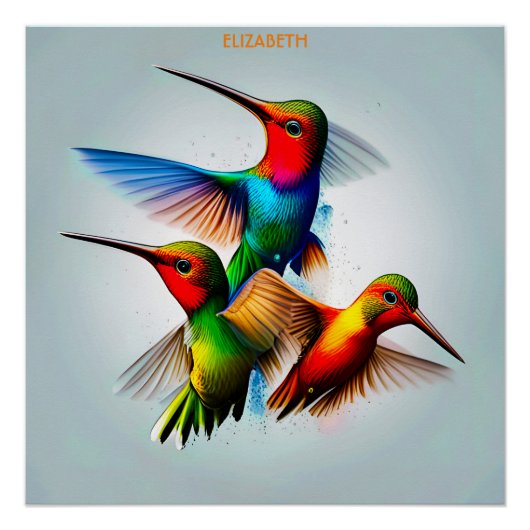 Leuke Colibri Rusty Fantasy Leuke Colibri Perfect Poster (Voorkant)