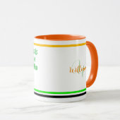 Leuke collega quote | Custom Happy Motivatie Mok (Voorkant rechts)