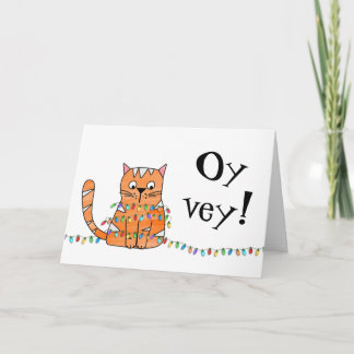 Leuke combo kerst Hanukkah vakantie groet Feestdagen Kaart