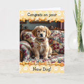 Leuke complimenten met je nieuwe Golden Retriever  Kaart (Voorkant)