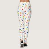 Leuke confetti kleurrijke leggings (Achterkant)
