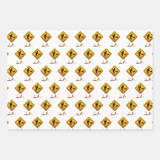 Leuke constructie Dump Baby shower Verjaardagscade Inpakpapier Vel (Voorkant 3)