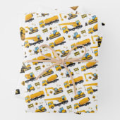 Leuke constructie Dump Baby shower Verjaardagscade Inpakpapier Vel (In situ)