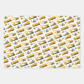 Leuke constructie Dump Baby shower Verjaardagscade Inpakpapier Vel (Voorkant)