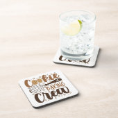 Leuke Cookie Baking Crew Design Bier Onderzetter (Rechterzijde)