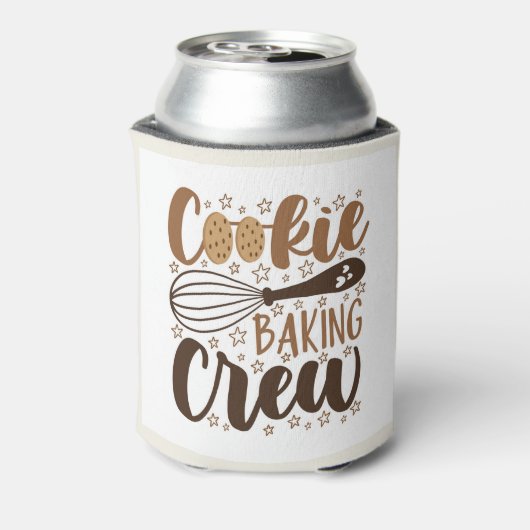 Leuke Cookie Baking Crew Design Blikjeskoeler (Blikje Achterkant)