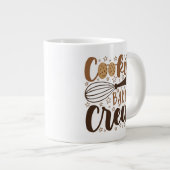 Leuke Cookie Baking Crew Design Grote Koffiekop (Voorkant rechts)