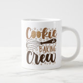 Leuke Cookie Baking Crew Design Grote Koffiekop (Rechts)