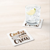 Leuke Cookie Baking Crew Design Kartonnen Onderzetters (Insitu)