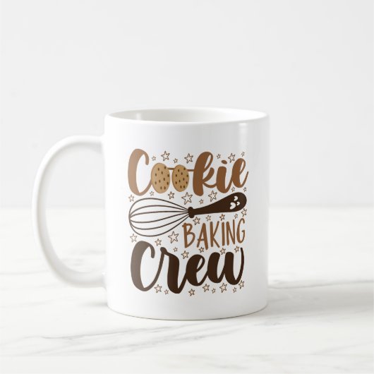 Leuke Cookie Baking Crew Design Koffiemok (Links)