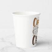 Leuke Cookie Baking Crew Design Papieren Bekers (Rechts)