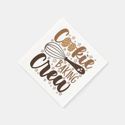 Leuke Cookie Baking Crew Design Servet (Hoek)
