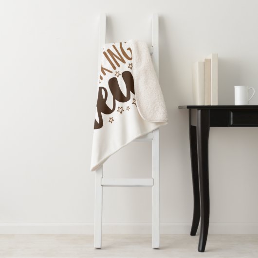 Leuke Cookie Baking Crew Design Sherpa Deken (In situ)