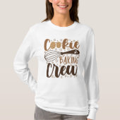 Leuke Cookie Baking Crew Design T-shirt (Voorkant)