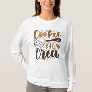 Leuke Cookie Baking Crew Design T-shirt