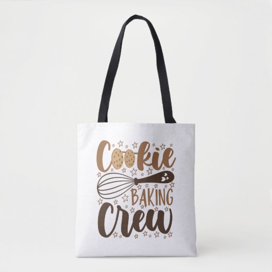 Leuke Cookie Baking Crew Design Tote Bag (Voorkant)