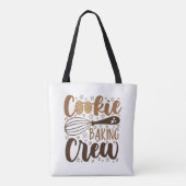 Leuke Cookie Baking Crew Design Tote Bag (Achterkant)