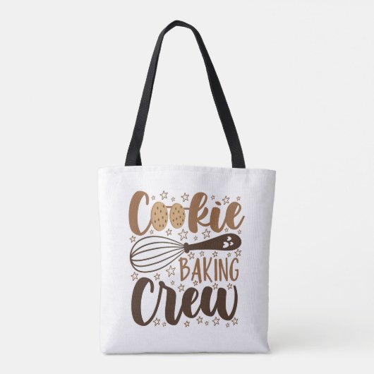 Leuke Cookie Baking Crew Design Tote Bag (Achterkant)