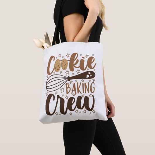 Leuke Cookie Baking Crew Design Tote Bag (Dichtbij)