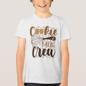 Leuke Cookie Baking Crew Design Tri-Blend Shirt (Voorkant)