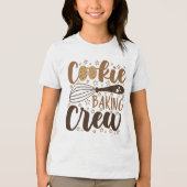 Leuke Cookie Baking Crew Design Tri-Blend Shirt (Voorkant)