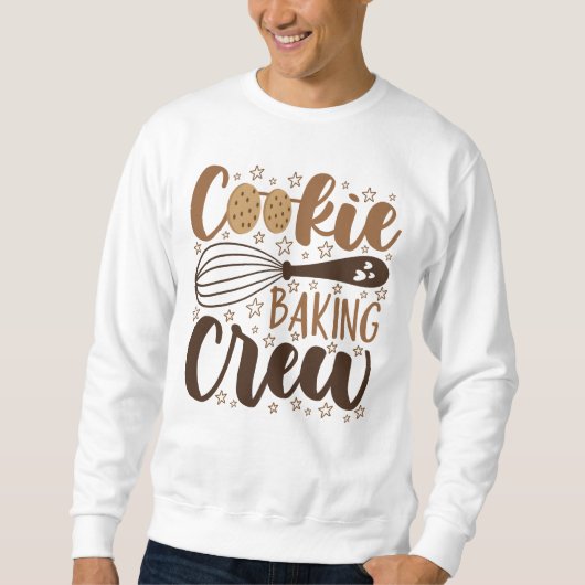 Leuke Cookie Baking Crew Design Trui (Voorkant)