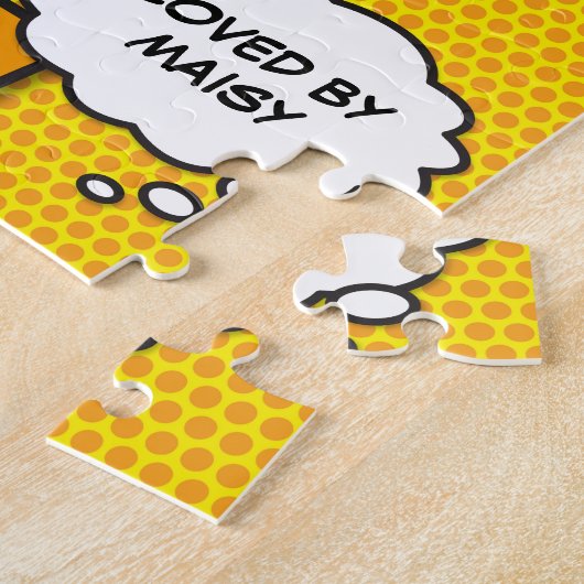 Leuke Cool Cousin Fotocollage Moderne Comic Legpuzzel (Zijkant)