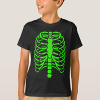 Leuke Cool Green Skeleton Rib Cage Halloween