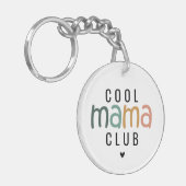 Leuke Cool Mama Club, Mam Gift Sleutelhanger (Voorkant Links)