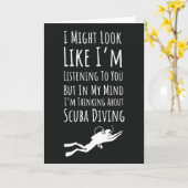 Leuke Coole Duikkaart Kaarten Duiken Snorkelen (Gele Bloem)