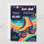 leuke coole jongens meisjes Rolschaatsen 13e verja Kaart (Voorkant)