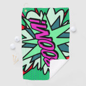 Leuke Coole Stripboek BOOM Modern Golfhanddoek (Insitu)