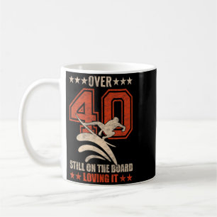 Leuke Coole Surfer Kerel Surfplank 40 Jaar Oud Koffiemok