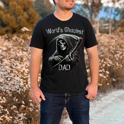 Leuke Coole Zwarte Grim Reaper Werelds Enakeligste T-shirt