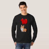 Leuke Corgi Pembroke 10e Verjaardag Kinder Ballon  T-shirt (Voorkant volledig)