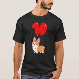 Leuke Corgi Pembroke 10e Verjaardag Kinder Ballon  T-shirt