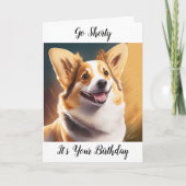 Leuke Corgi Pun Verjaardag Kaart (Voorkant)